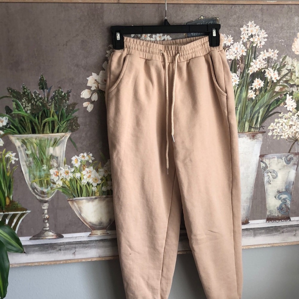 Tan Princess Polly Joggers